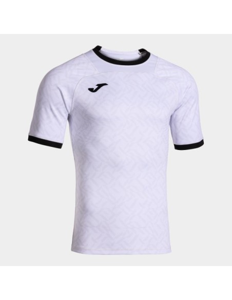 Nation Manga Corta Camiseta Blanco