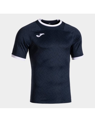 Nation Manga Corta Camiseta Marino Oscuro