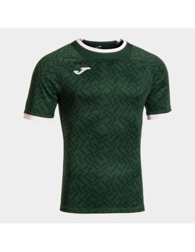 Nation Manga Corta Camiseta Verde
