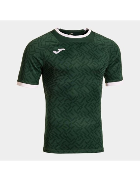 Nation Manga Corta Camiseta Verde