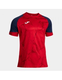 Hispa V Manga Corta Camiseta Rojo Marino Oscuro