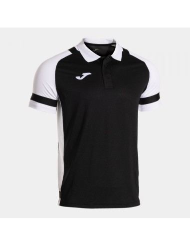 Lider Manga Corta Polo Negro Blanco