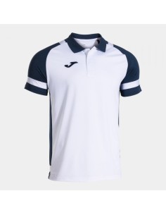 Lider Manga Corta Polo Blanco Marino Azul