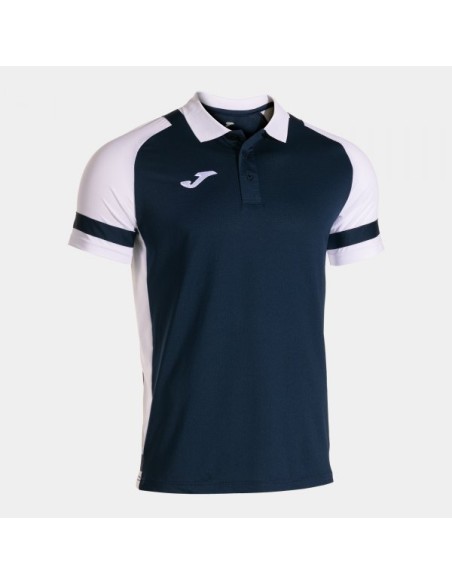 Lider Manga Corta Polo Marino Azul Blanco