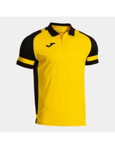 Lider Manga Corta Polo Amarillo Negro