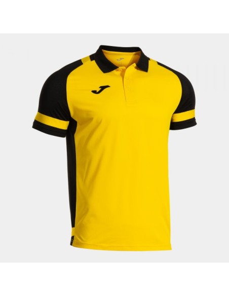 Lider Manga Corta Polo Amarillo Negro