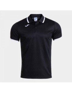 Combi Premium Manga Corta Polo Negro Blanco