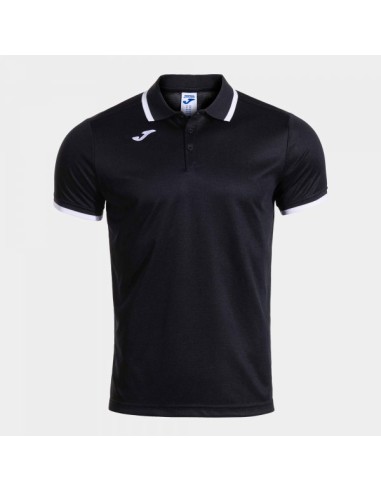 Combi Premium Manga Corta Polo Negro Blanco
