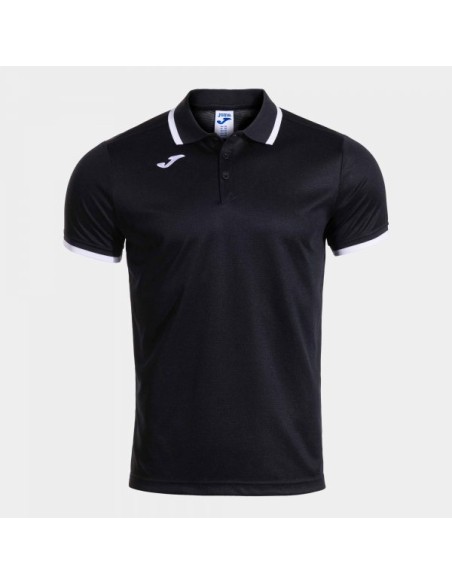 Combi Premium Manga Corta Polo Negro Blanco