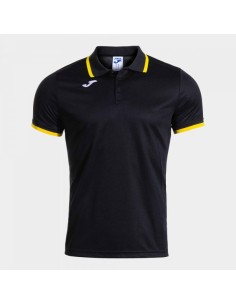 Combi Premium Manga Corta Polo Negro Amarillo
