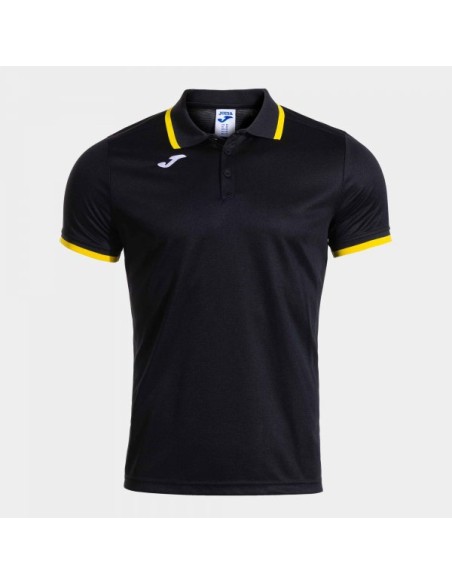 Combi Premium Manga Corta Polo Negro Amarillo