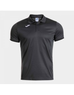 Combi Premium Manga Corta Polo Gris Oscuro Negro