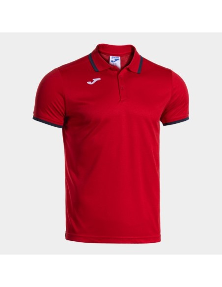 Combi Premium Manga Corta Polo Rojo Marino Oscuro