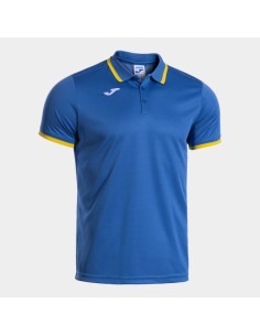Combi Premium Manga Corta Polo Royal Azul Amarillo