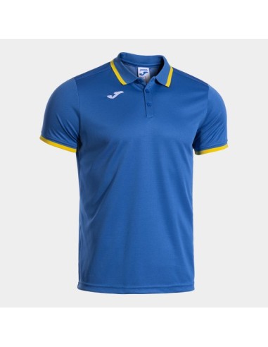 Combi Premium Manga Corta Polo Royal Azul Amarillo