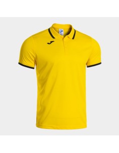 Combi Premium Manga Corta Polo Amarillo Negro