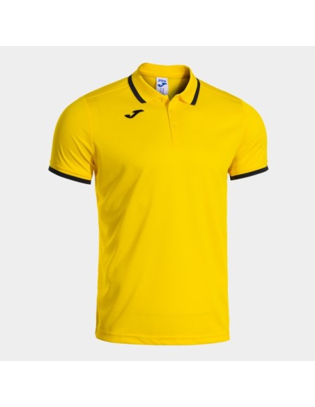 Combi Premium Manga Corta Polo Amarillo Negro