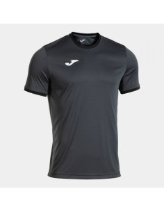 Combi Premium Manga Corta Camiseta Gris Oscuro Negro