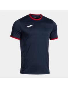 Combi Premium Manga Corta Camiseta Marino Oscuro Rojo