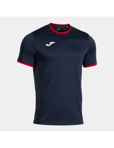 Combi Premium Manga Corta Camiseta Marino Oscuro Rojo