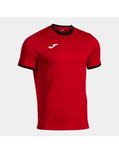 Combi Premium Manga Corta Camiseta Rojo Negro