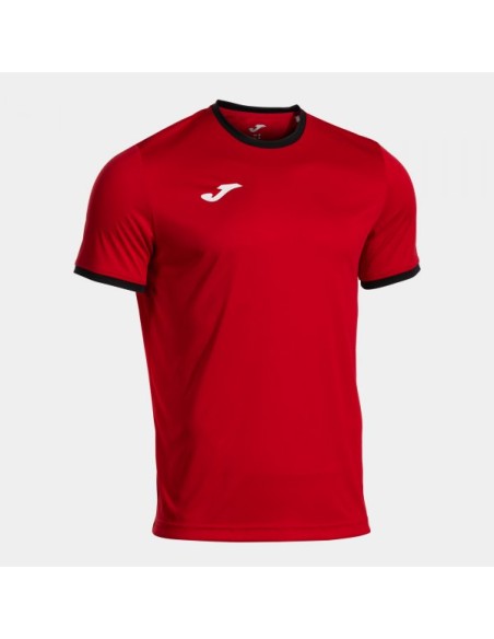 Combi Premium Manga Corta Camiseta Rojo Negro