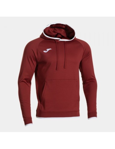 Combi Premium Sudadera con Capucha Burdeos Blanco