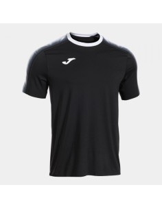 Elite Xi Manga Corta Camiseta Negro Blanco