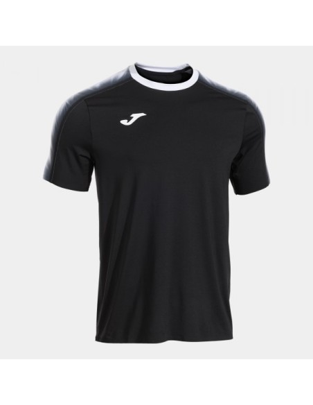 Elite Xi Manga Corta Camiseta Negro Blanco
