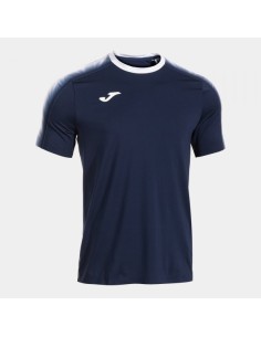 Elite Xi Manga Corta Camiseta Marino Azul Blanco