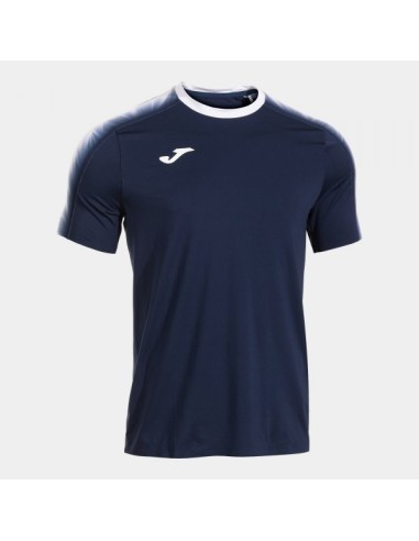 Elite Xi Manga Corta Camiseta Marino Azul Blanco