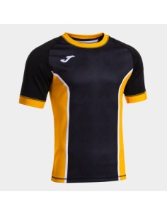 Myskin Iii Manga Corta Camiseta Negro Amarillo