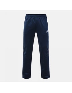 Vintage Eco Retro Largo Pantalones Marino Oscuro