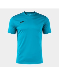 Winner Iv Manga Corta Camiseta Turquesa Flúor Marino Oscuro