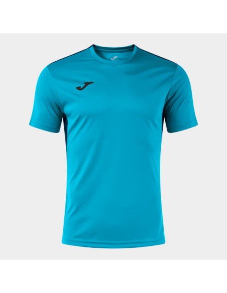 Winner Iv Manga Corta Camiseta Turquesa Flúor Marino Oscuro