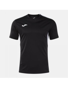 Winner Iv Manga Corta Camiseta Negro Blanco