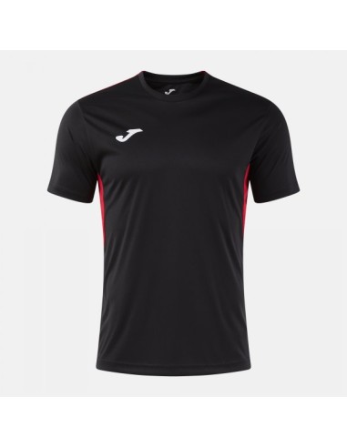 Winner Iv Manga Corta Camiseta Negro Rojo