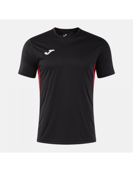 Winner Iv Manga Corta Camiseta Negro Rojo