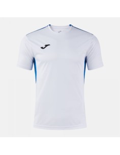Winner Iv Manga Corta Camiseta Blanco Royal Azul