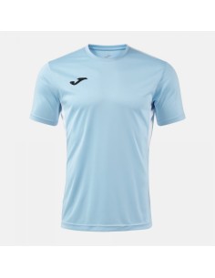 Winner Iv Manga Corta Camiseta Celeste Blanco