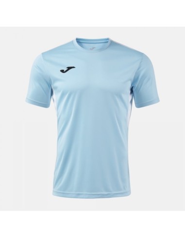 Winner Iv Manga Corta Camiseta Celeste Blanco