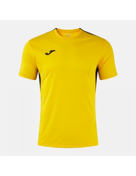 Winner Iv Manga Corta Camiseta Amarillo Negro