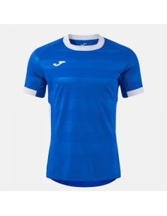 Toletum Vii Manga Corta Camiseta Royal Azul Blanco
