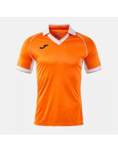 Vintage Eco Retro Manga Corta Camiseta Naranja Blanco