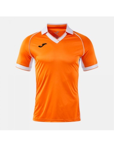 Vintage Eco Retro Manga Corta Camiseta Naranja Blanco