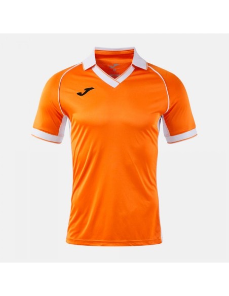 Vintage Eco Retro Manga Corta Camiseta Naranja Blanco