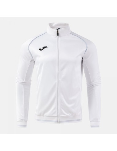 Vintage Eco Retro Full Cremallera Sudadera Blanco Gris