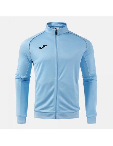 Vintage Eco Retro Full Cremallera Sudadera Celeste Gris