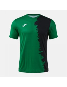 Picasho Manga Corta Camiseta Verde Negro