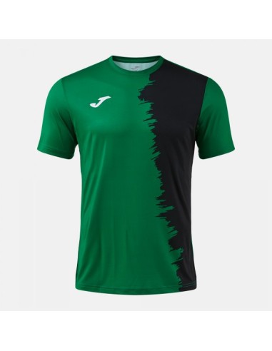 Picasho Manga Corta Camiseta Verde Negro